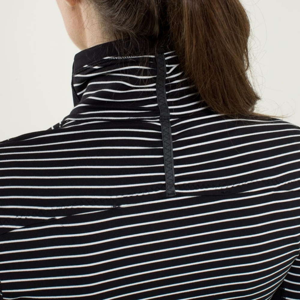 Lululemon Base Runner 1/2 Zip In Parallel Stripe … - image 6